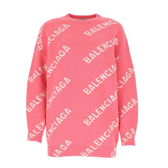 BALENCIAGA logo intarsia sweater - Picture 1 of 6